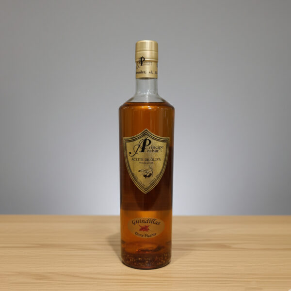 Aceite de Oliva Príncipe de Azahar con Guindillas