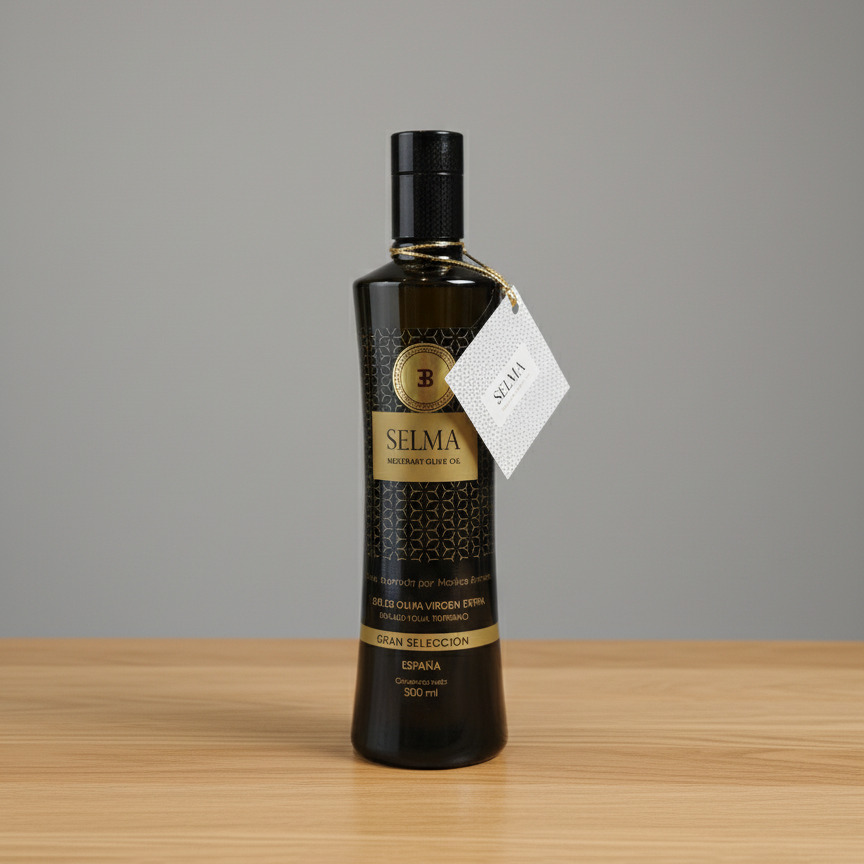 Botella de Aceite de Oliva Virgen Extra SELMA
