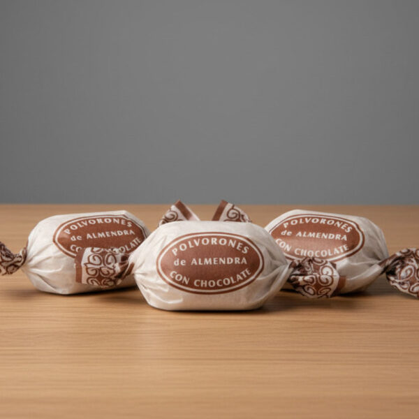 Polvorones artesanos de Chocolate